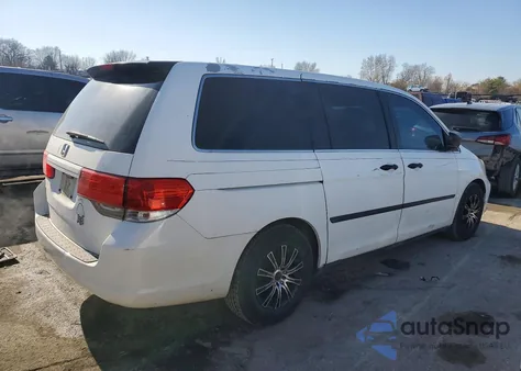 2010 Honda Odyssey Lx z USA, uszkodzony, nr VIN 5FNRL3H27AB080227